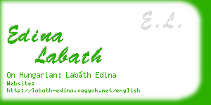 edina labath business card